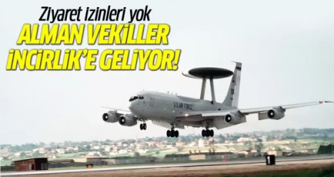 Alman vekiller İncirlik için Türkiye'ye geliyor