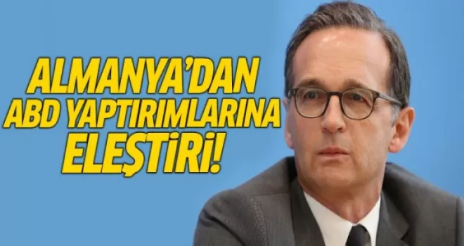 Almanya'dan ABD Yaptırımlarına Eleştiri