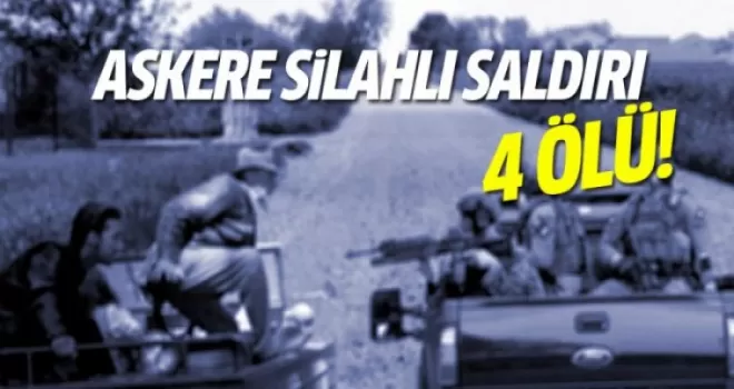 Amerika'da askere silahlı saldırı: 4 ölü!