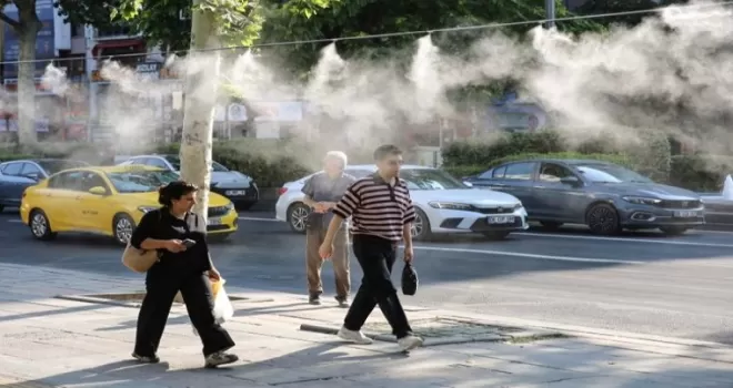 Ankara Büyükşehir’den Başkentlilere özel serinletme sistemi