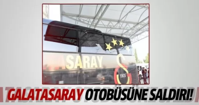 Ankara'da Galatasaray otobüsüne saldırıldı!