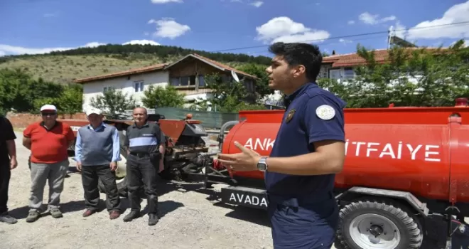 Ankara’da kırsala 80 yeni yangın tankeri