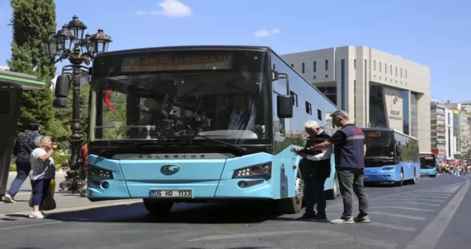 Ankara’da toplu taşımada klima ve hizmet denetimi