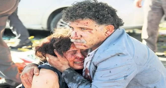 Ankara'daki patlamanın sembolü olan fotoğrafın hikayesi