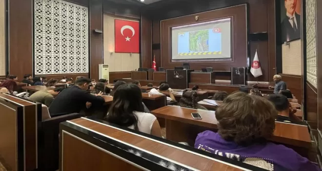 Ankara Keçiören Belediyesi’nin stajyerlerine ’iş güvenliği’ eğitimi