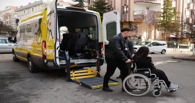 Ankara Keçiören’de engelsiz ulaşım hizmeti