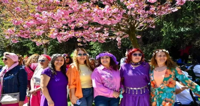 Ankaralı kadınlar baharı Sakura Şenliği’yle karşıladı
