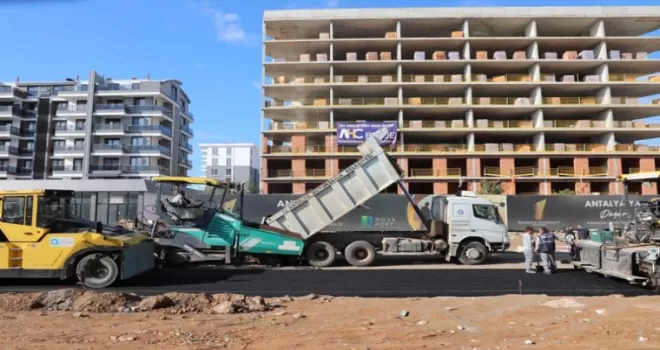 Antalya Büyükşehir’den altyapı çalışması