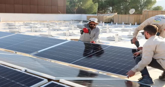 Antalya’da Büyükşehir’den 19’uncu Güneş Enerji Santrali