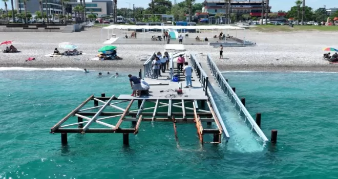 Antalya’da ’Engelsiz Plaj’ yeni sezona hazırlanıyor
