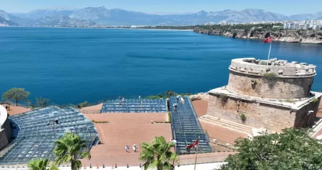 Antalya’da Hıdırlık Kulesi yeniden ziyarete açıldı