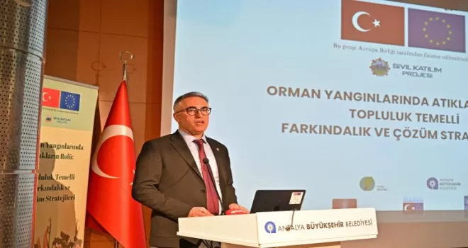 Antalya’da orman yangınlarına karşı atık farkındalığı