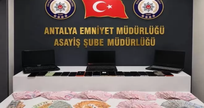Antalya’da ’son durak’ operasyonu! 14 tutuklama
