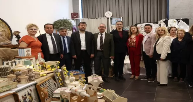 Antalya’da Uncalı ATASEM yılsonu sergisi açıldı