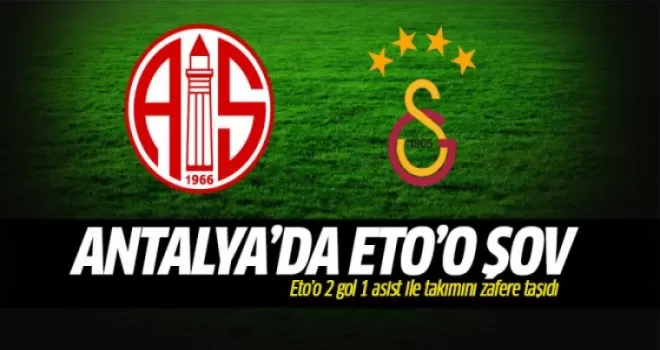 Antalyaspor Galatasaray'ı 4 golle geçti