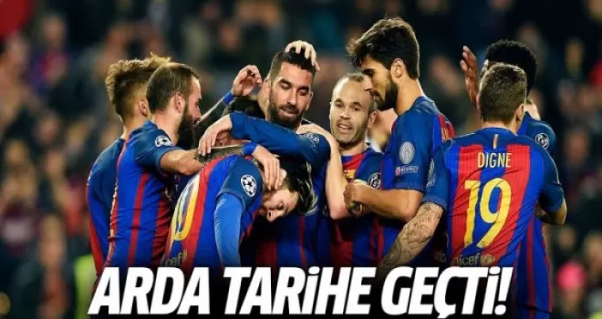 Arda Turan hat trick yaptı ve tarihe geçti