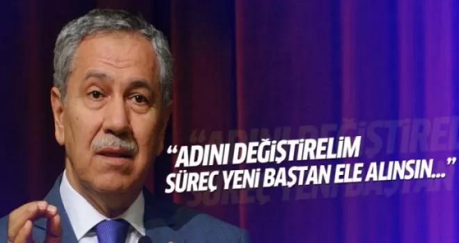 Arınç: Çözüm süreci yeni baştan ele alınmalı