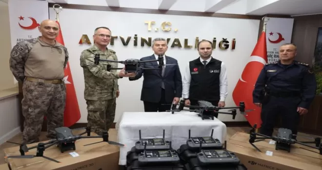 Artvin’de 4 termal drone göreve başladı