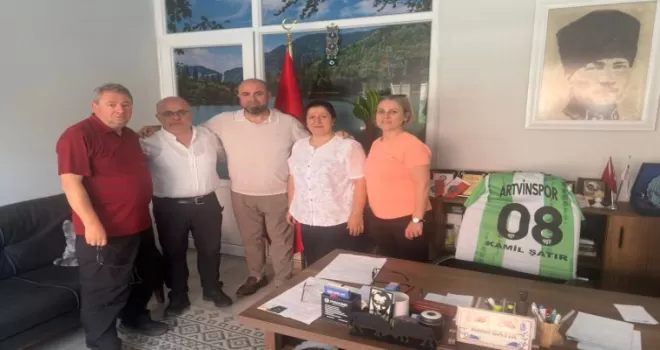 Artvinspor’dan Şatır ailesine ziyaret