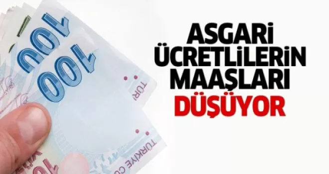 Asgari ücretlilerin maaşı düşecek mi?