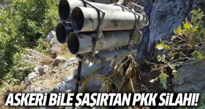 Askeri bile şaşırtan PKK silahı!
