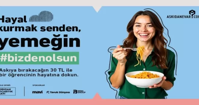 Askıda Ne Var, 1 milyon öğün hedefiyle “#BizdenOlsun“ diyor