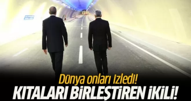 Avrasya Tüneli'nden ilk geçen Erdoğan oldu