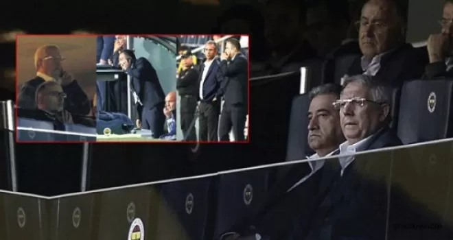 Aziz Yıldırım, Locadan İsmail Kartal'a Taktik Verdi