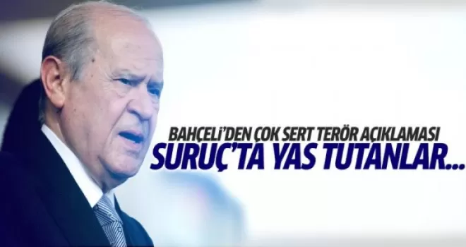 Bahçeli'den çok sert sözler! Terör olaylarını yorumladı