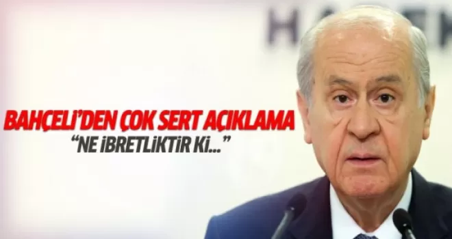 Bahçeli'den eleştirilere sert tepki!
