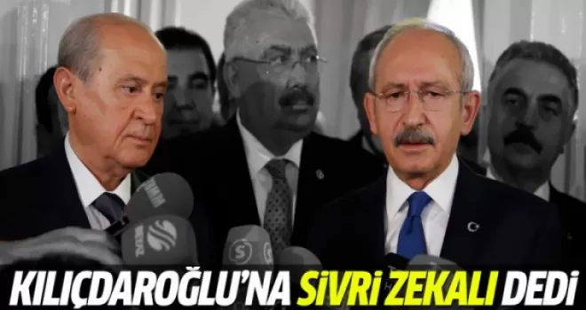 Bahçeli'den Kılıçdaroğlu'na koalisyon tepkisi: sivri zekalı