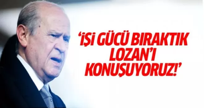 Bahçeli'den Lozan tepkisi!