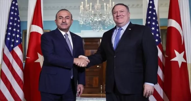 Bakan Çavuşoğlu ile Pompeo Suriye'yi görüştü