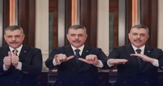 Bakan Çiftçi’den özel işaret dilli mesaj... “Birlikte aynı milletin fertleriyiz“