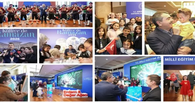 Bakan Tekin’den ’Külliyede Ramazan’ stantlarına ziyaret