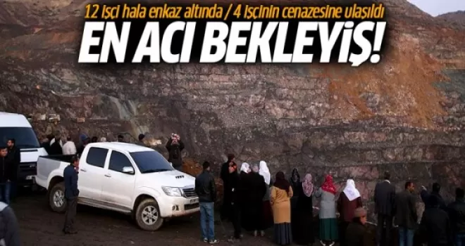 Bakır maden ocağında endişeli bekleyiş!