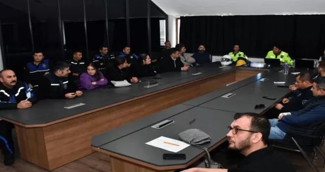Balıkesir Büyükşehir’den personeline trafik güvenliği eğitimi