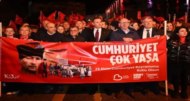 Balıkesir’de Cumhuriyet coşkusu yaşandı