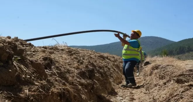 Balıkesir’de kırsala altyapı hizmet yağmuru