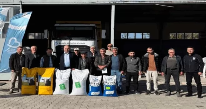 Balıkesir’de tohum desteği üreticinin yüzünü güldürüyor