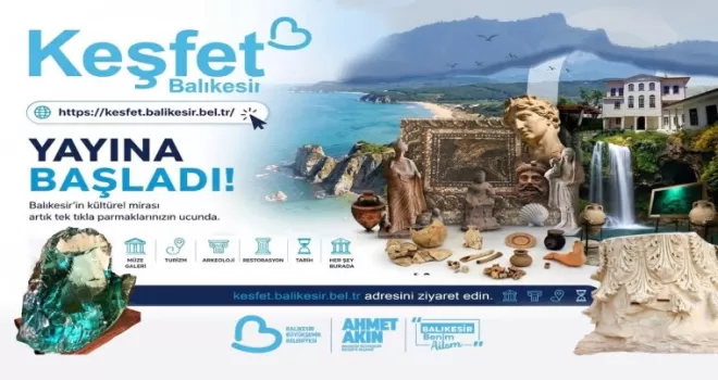 Balıkesir’in dijital keşfi yayında