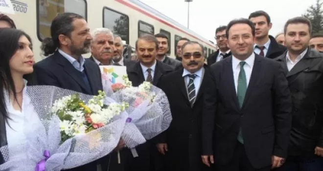 Barış Treni’ne mehterli karşılama