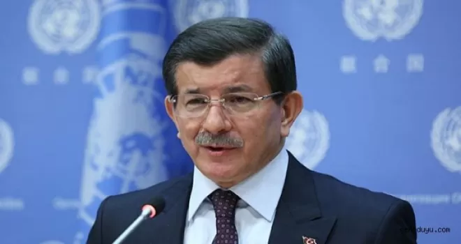 Başbakan Davutoğlu açıklamalarda bulunuyor!