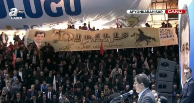 Başbakan Davutoğlu Afyon‘da konuştu