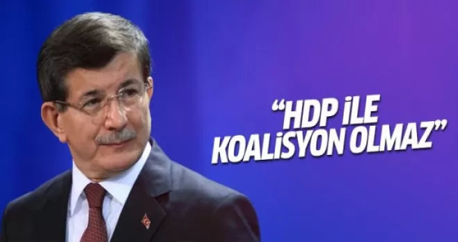 Başbakan Davutoğlu: HDP ile koalisyonu makul görmüyoruz