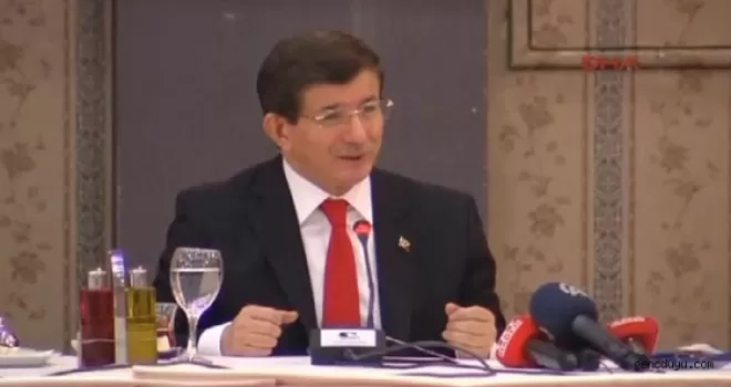 Başbakan Davutoğlu Makedonya‘da konuştu