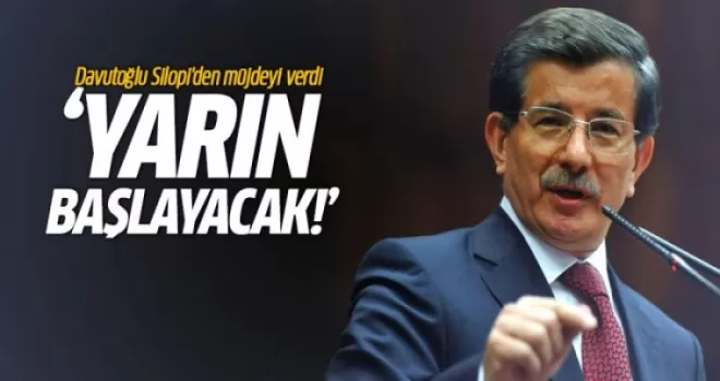 Başbakan Davutoğlu'ndan Silopi halkına müjde!