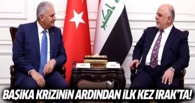 Başbakan Yıldırım, Başika krizinin ardından ilk kez Irak'ta!