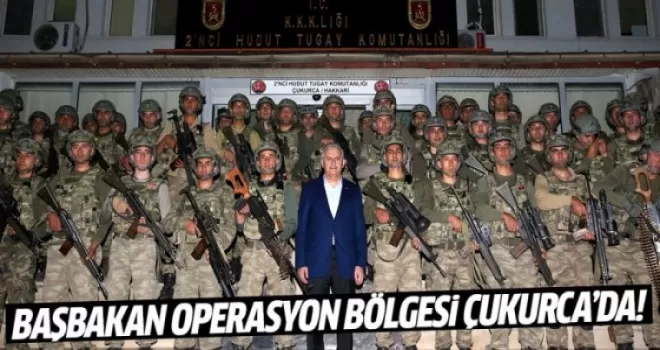 Başbakan Yıldırım'dan Çukurca'ya sürpriz ziyaret