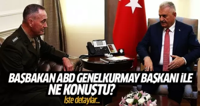 Başbakanlık'tan Dunford açıklaması